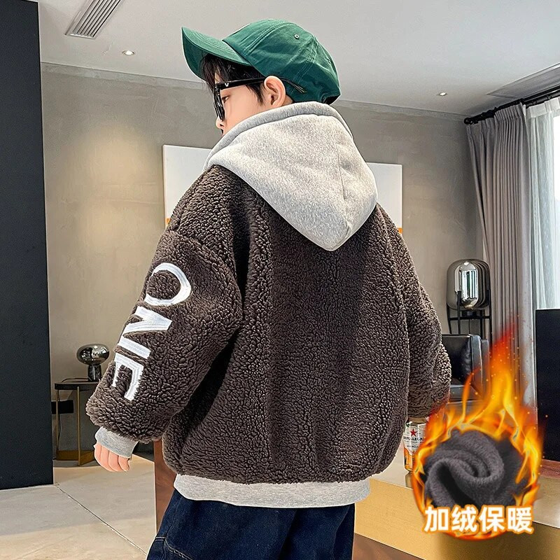 Boys Παιδικό παλτό παλτό Βαμβακερό 2023 Διαθέσιμο Παιδικά ρούχα Warm Plus Thicken Winter Plus Size