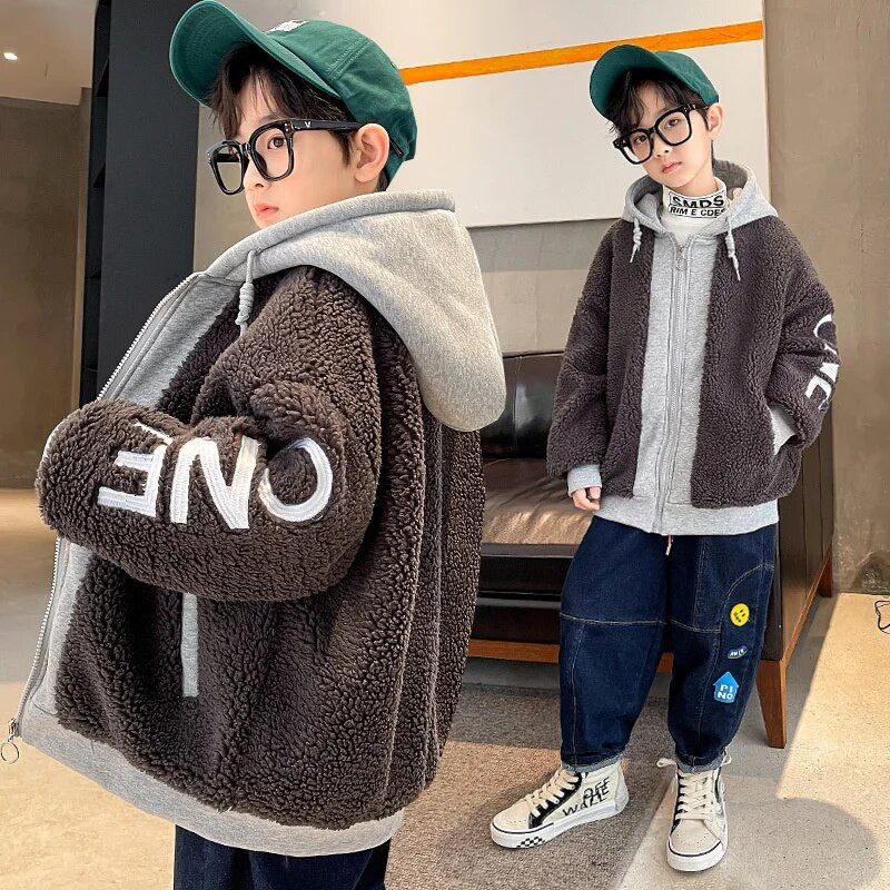 Boys Παιδικό παλτό παλτό Βαμβακερό 2023 Διαθέσιμο Παιδικά ρούχα Warm Plus Thicken Winter Plus Size