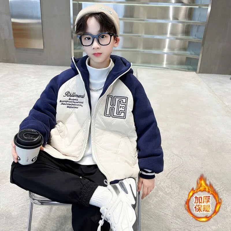 Φθινοπωρινά χειμωνιάτικα μπουφάν Παλτό Αγόρια Μπουφάν μπάσκετ Έφηβοι Παιδικά κουκούλα στολή μπέιζμπολ Παιδική μπουφάν Bomber 5 6 8 10 12 13 14 Y