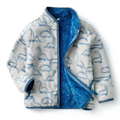 Νέα Άνοιξη Φθινόπωρο Χειμώνας Παιδικά Ρούχα Βρεφικά Αγόρια Μπουφάν δεινοσαύρων που ξεπερνούν το Polar Fleece Απαλό Ζεστό