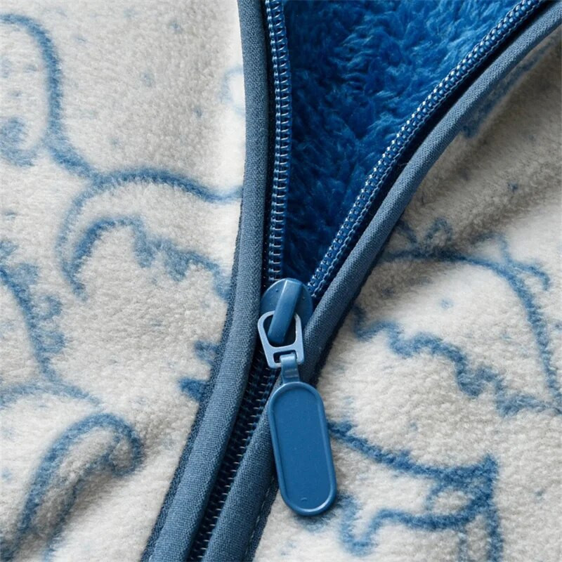 Νέα Άνοιξη Φθινόπωρο Χειμώνας Παιδικά Ρούχα Βρεφικά Αγόρια Μπουφάν δεινοσαύρων που ξεπερνούν το Polar Fleece Απαλό Ζεστό