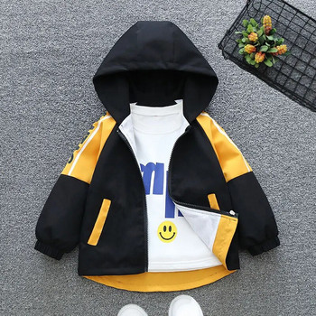 Бебешко палто за момчета Пролет Есен Модна бейзболна униформа за момчета Подарък за рожден ден Спортно яке 2-7 години Детско връхно облекло Дрехи