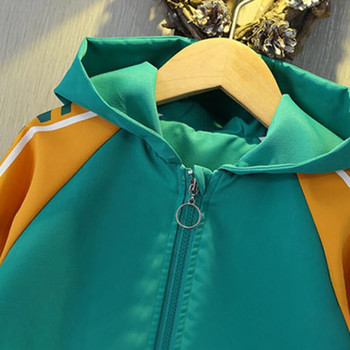 Бебешко палто за момчета Пролет Есен Модна бейзболна униформа за момчета Подарък за рожден ден Спортно яке 2-7 години Детско връхно облекло Дрехи