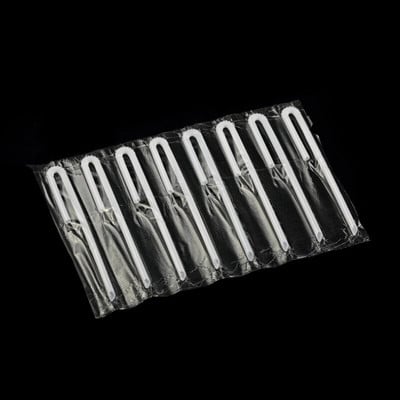 50/100 vnt. „Cusp“ šiaudelių grandinės paketas išlenktas suvyniotas gėrimas 3,6 * 150 mm PP ploni šiaudeliai pieno arbatos gėrimai maži šiaudeliai kokteilių vakarėlis