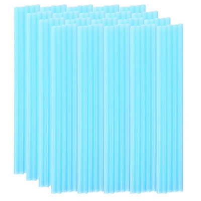 100 vnt spalvingi plastikiniai vienkartiniai dideli geriamieji šiaudeliai, skirti perlų burbulų pieno arbatai kokteilių gėrimų vakarėliams reikmenys Baro priedai