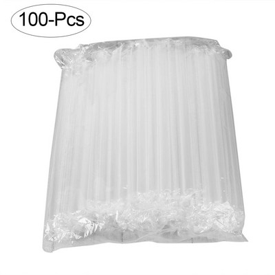 100 tk Fluorestseeruvast plastist painutatavad joogikõrred Ühekordsed joogikõrred Pulmakaunistused Segavärvilised peotarbed