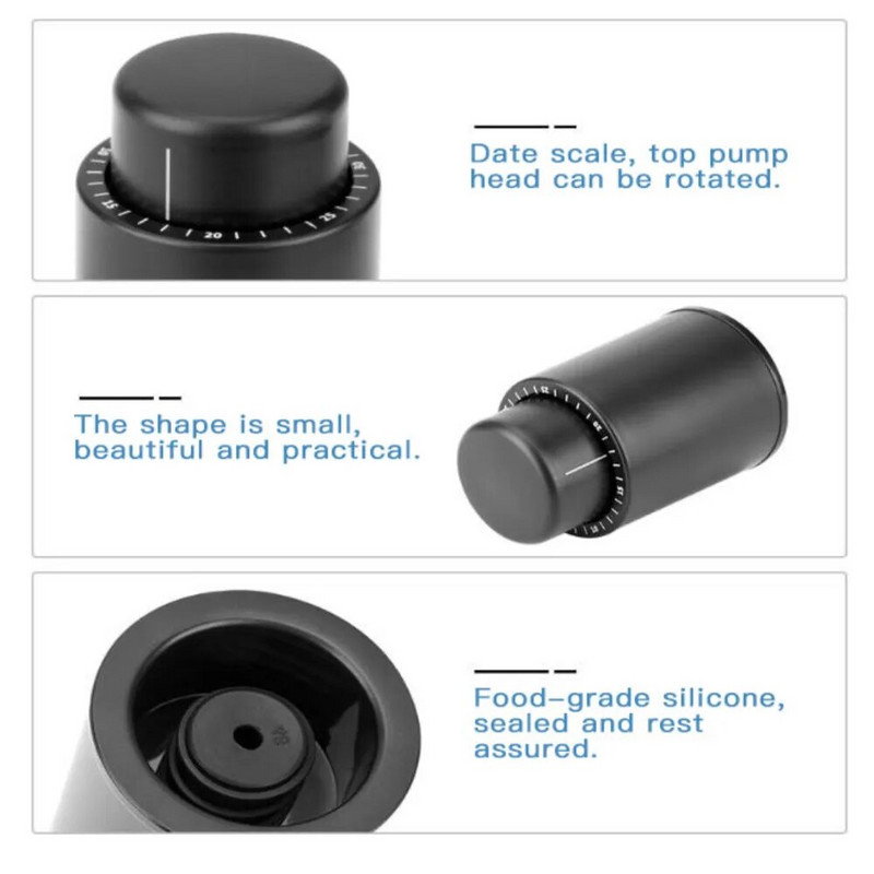 Veinipudeli kork Vaakumveinikorgid Korduvkasutatavad veinikonservid Veinikorgid säilitavad värskuse Veinikork pudeli korgivarras Tööriistad