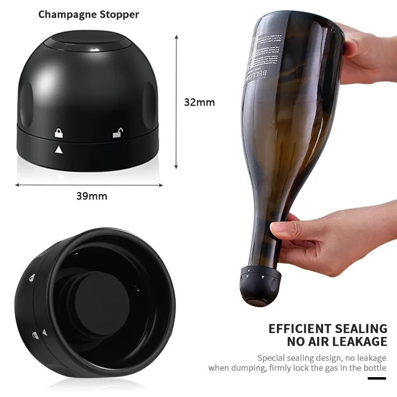1/3 tk vaakum-punase veini pudeli korgi kork Korduvkasutatavad veinikorgid šampanjapudeli tihendi korgi korgiga veinikork värske hoidja jaoks