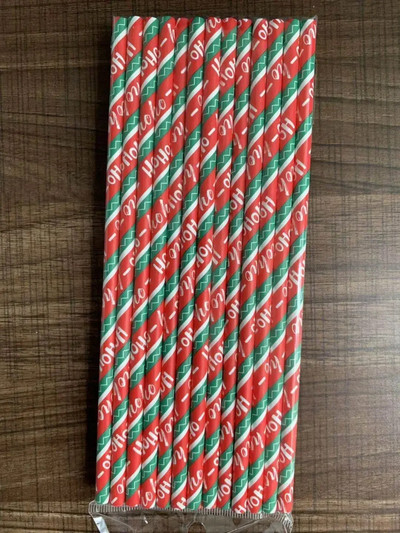 25 τμχ/Σετ Χριστουγεννιάτικα χάρτινα καλαμάκια Χιονονιφάδα χριστουγεννιάτικα στολίδια για χριστουγεννιάτικα χριστουγεννιάτικα χάρτινα καλαμάκια για το σπίτι