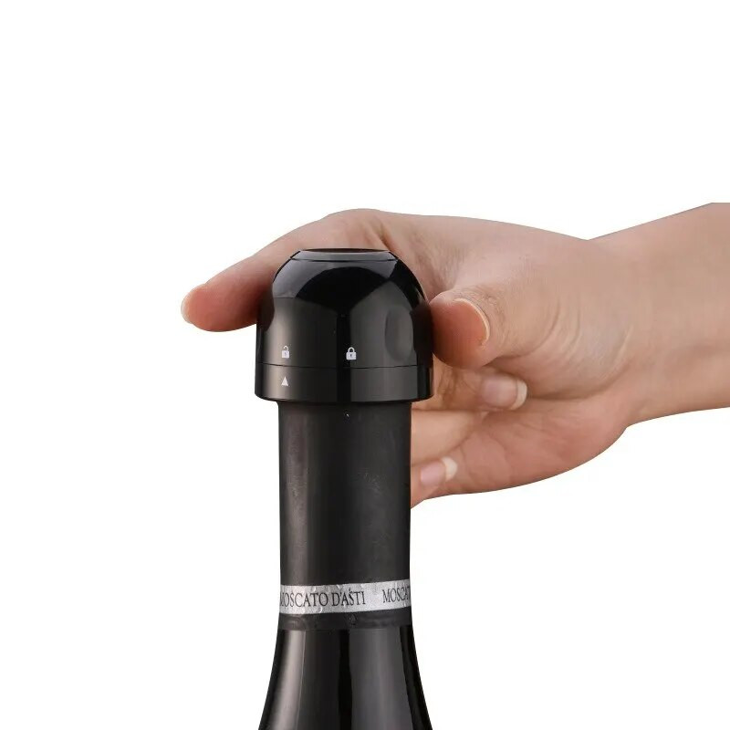 Vaakum-punase veini šampanjapudeli korgi komplekt suletud pudelikorgi korgiga, lekkekindel veinipistiku tööriistade jaoks