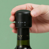 Raudonojo vyno šampano butelių kamštelių rinkinys iš 2 daugkartinių butelių kamščių silikoninių sandarių laikymo priemonių, apsaugančių nuo nuotėkio