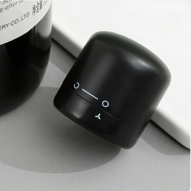 Raudonojo vyno šampano butelių kamštelių rinkinys iš 2 daugkartinių butelių kamščių silikoninių sandarių laikymo priemonių, apsaugančių nuo nuotėkio