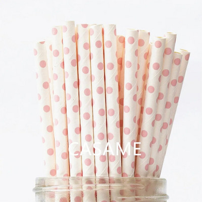 25/50/100 vnt Romantiški popieriniai šiaudeliai Biologiškai skaidūs vintažiniai retro gėlių geriamojo popieriaus šiaudeliai Kalėdų dekoravimo vestuviniai renginiai