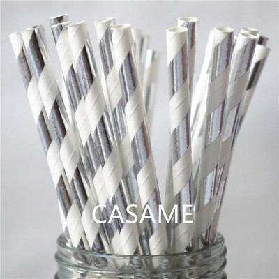 25/50/100 vnt Romantiški popieriniai šiaudeliai Biologiškai skaidūs vintažiniai retro gėlių geriamojo popieriaus šiaudeliai Kalėdų dekoravimo vestuviniai renginiai