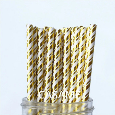 25/50/100 vnt Romantiški popieriniai šiaudeliai Biologiškai skaidūs vintažiniai retro gėlių geriamojo popieriaus šiaudeliai Kalėdų dekoravimo vestuviniai renginiai