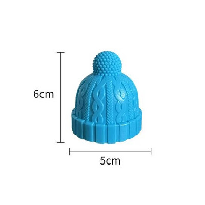 Kalėdinės kepurės formos silikono vyno butelio kamštelis alaus šampano butelio kamštelis sandarus kamštis namų dekoratyvinės juostos įrankiai