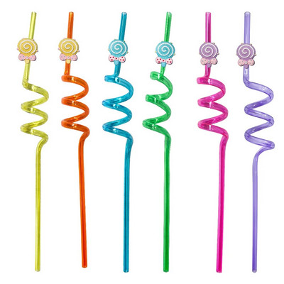 Καλαμάκια πόσιμου δώρου Χριστουγέννων Πρωτοχρονιάς Σκληρά πλαστικά επαναχρησιμοποιήσιμα καλαμάκια για μπομπονιέρες για οικογενειακά πάρτι Προμήθειες δώρων χωρίς BPA