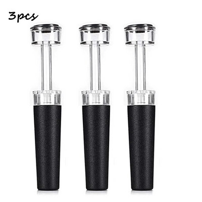 Silikoonpudelikorgid koos sisseehitatud vaakumveinisäästupumbaga Toidukindlad silikoonkorgid vaakumveinikorgiga