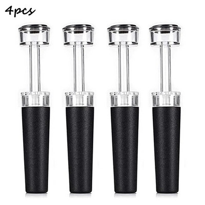 Silikoonpudelikorgid koos sisseehitatud vaakumveinisäästupumbaga Toidukindlad silikoonkorgid vaakumveinikorgiga