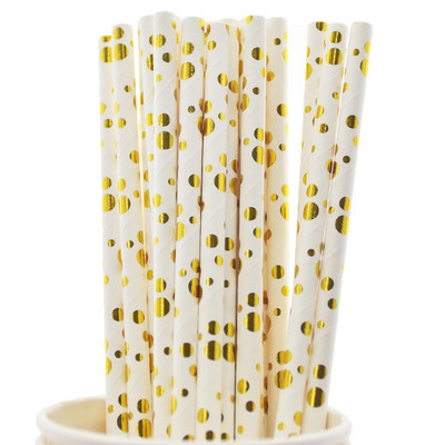 Μαύρο ροζ χρυσό αλουμινόχαρτο ρίγες μασίφ αστέρια κουκκίδα μεταλλικό χαρτί για πόσιμο καλαμάκια μιας χρήσης Στολισμός γάμου Προμήθειες για πάρτι γενεθλίων