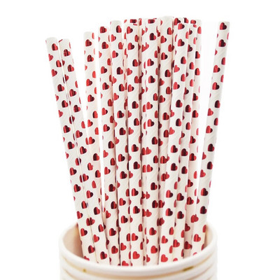 Μαύρο ροζ χρυσό αλουμινόχαρτο ρίγες μασίφ αστέρια κουκκίδα μεταλλικό χαρτί για πόσιμο καλαμάκια μιας χρήσης Στολισμός γάμου Προμήθειες για πάρτι γενεθλίων