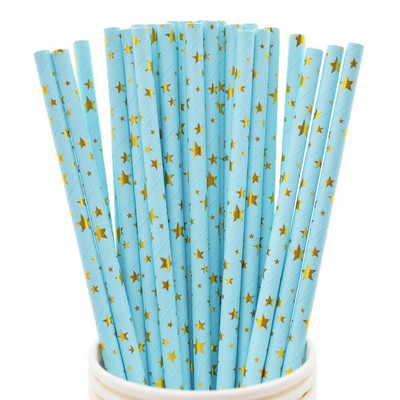 Μαύρο ροζ χρυσό αλουμινόχαρτο ρίγες μασίφ αστέρια κουκκίδα μεταλλικό χαρτί για πόσιμο καλαμάκια μιας χρήσης Στολισμός γάμου Προμήθειες για πάρτι γενεθλίων