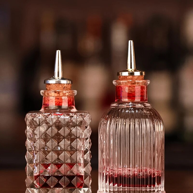 Zátka na fľašu Bitter Essence, kvapkadlo na alkohol, vrchnáky Dash, zátka na fľašu Bitter, uzáver na fľašu Bitter, dekorácia fľaše Bitter, barové náradie.