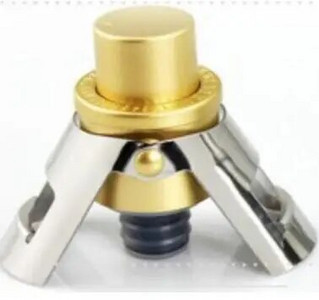 Nerūdijančio plieno šampano kamštelis, kamštiena putojančio vyno butelio kamščio sandariklis, pripučiamo dangtelio butelių atidarytuvo priedai