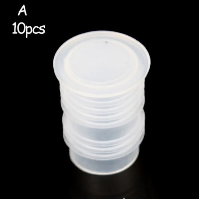 10 tk punase veini pudeli korgi korgi paksus keskkonnasõbralik plastikust veinikork ühekordselt kasutatav paksendav tüüpi pudeli tihend