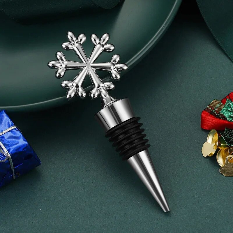 Kalėdų serijos lydinio vyno kamštis briedžio snaigės formos vyno butelių dekoravimas teminiu vakarėliu Kūrybiški vyno butelių kamščiai Dovanos