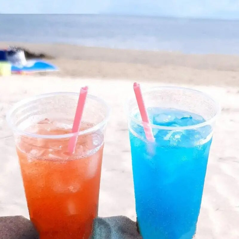 10 vnt Širdies šiaudelių Valentino dienos reikmenys Rožinės raudonos spalvos vakarėlio gėrimų šiaudeliai Atskira pakuotė