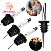 DEOUNY 1vnt 304 nerūdijančio plieno vyno kamštis alyvuogių aliejaus buteliui vyno piltuvo dozatoriaus snapelis butelis virtuvės baro priedai