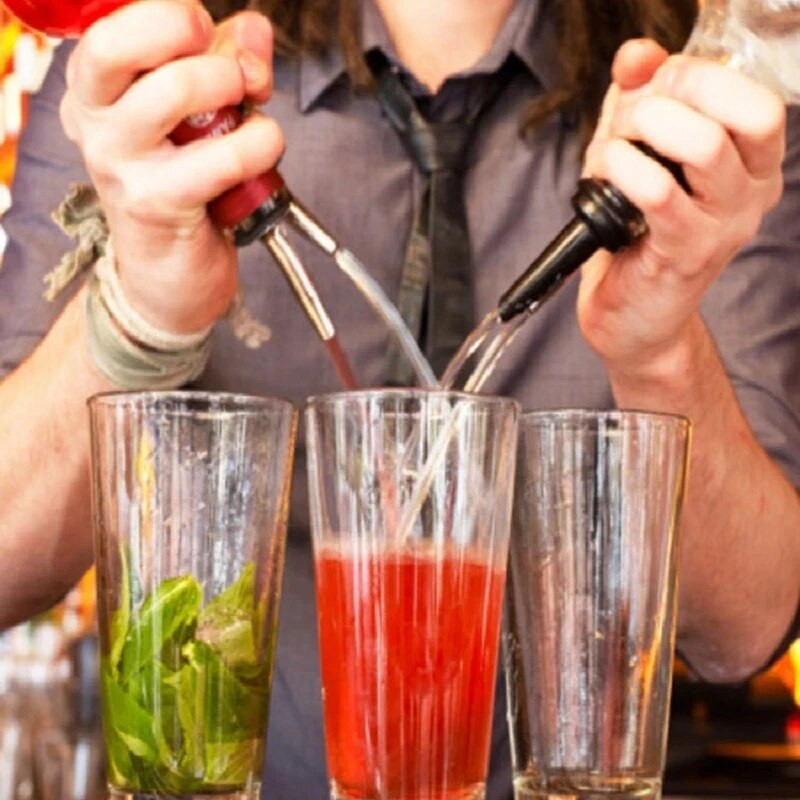 DEOUNY 1vnt 304 nerūdijančio plieno vyno kamštis alyvuogių aliejaus buteliui vyno piltuvo dozatoriaus snapelis butelis virtuvės baro priedai