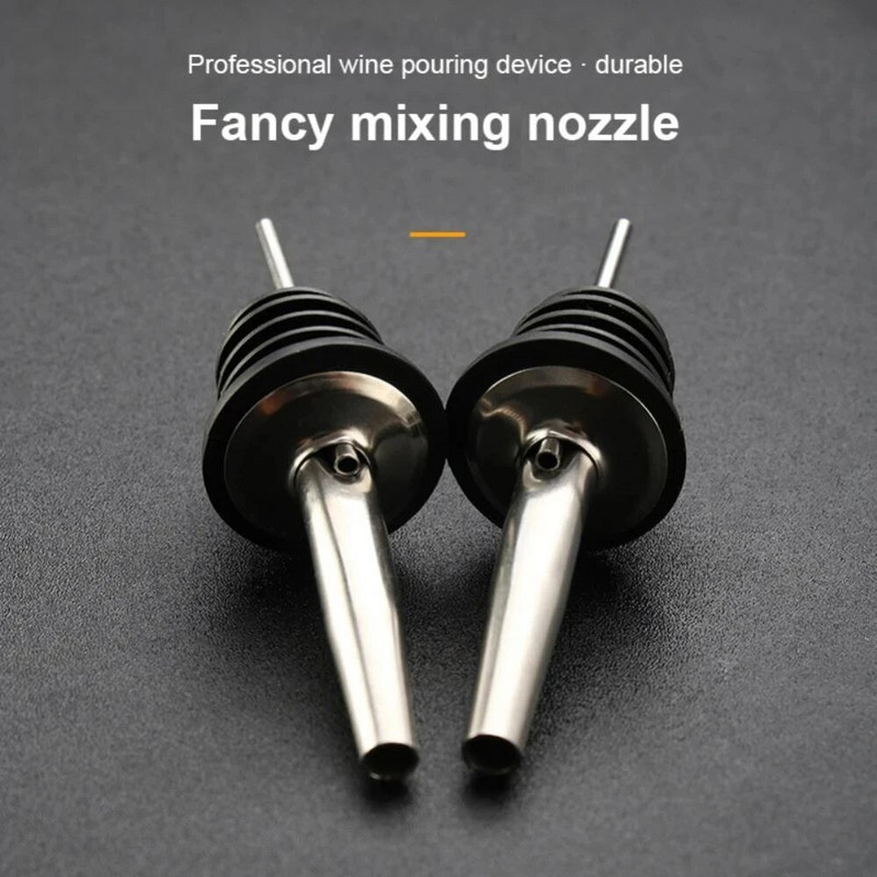 DEOUNY 1vnt 304 nerūdijančio plieno vyno kamštis alyvuogių aliejaus buteliui vyno piltuvo dozatoriaus snapelis butelis virtuvės baro priedai