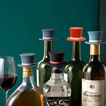 Magic Hat Πώμα φιάλης κρασιού Πώμα σιλικόνης κόκκινου πώματος κρασιού Πώμα φιάλης κρασιού Σφράγιση Κάλυμμα κλεισίματος φιαλών κρασιού Cork Εργαλεία κουζίνας
