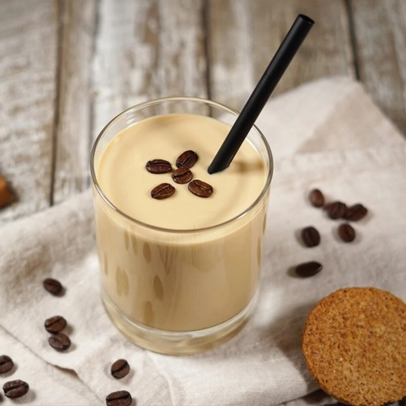 500 tk ühekordsed kokteilikõrred 21/13cm mustad pikad lühikesed plastikkõrred DIY peokõle köögitarvikud joogikõrred