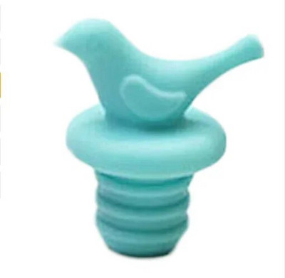 1vnt Creative Bird Design silikoniniai vyno kamščiai butelių kamšteliai vestuvių dovanų vyno pylimo kamščiai