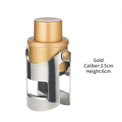 Πώμα φιάλης κρασιού από ανοξείδωτο χάλυβα Πώμα φιάλης σαμπάνιας με κενό σφραγισμένο αφρώδες φουσκωτό πώμα σαμπάνιας Εργαλείο καπάκι μπαρ