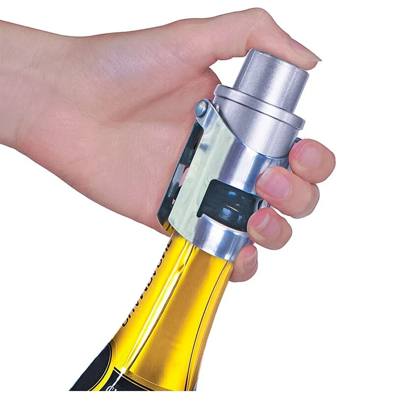 Πώμα φιάλης κρασιού από ανοξείδωτο χάλυβα Πώμα φιάλης σαμπάνιας με κενό σφραγισμένο αφρώδες φουσκωτό πώμα σαμπάνιας Εργαλείο καπάκι μπαρ