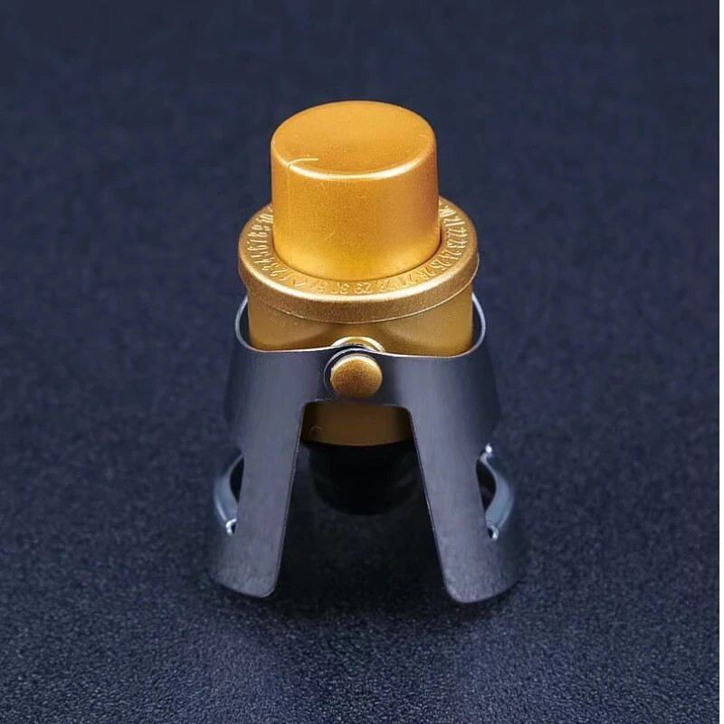 Πώμα φιάλης κρασιού από ανοξείδωτο χάλυβα Πώμα φιάλης σαμπάνιας με κενό σφραγισμένο αφρώδες φουσκωτό πώμα σαμπάνιας Εργαλείο καπάκι μπαρ