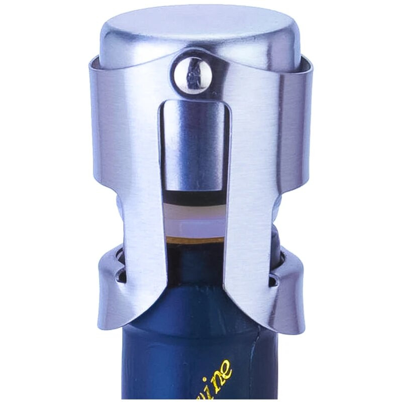 Πώμα φιάλης κρασιού από ανοξείδωτο χάλυβα Πώμα φιάλης σαμπάνιας με κενό σφραγισμένο αφρώδες φουσκωτό πώμα σαμπάνιας Εργαλείο καπάκι μπαρ