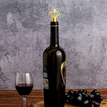 Ευρωπαϊκό στιλ Μπουκάλι Φελλός Γάμου Στέμμα Μπουκαλιού Κρασιού Μεταλλικό Πώμα Διακόσμησης ξενοδοχείου Δώρα Κουζίνα Gadget Bar Tool Bar
