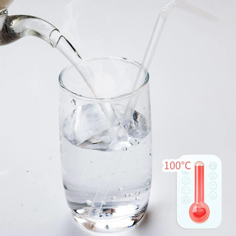 100 vnt. vienkartiniai plastikiniai šiaudeliai, individuali pakuotė Pieno sultys, geriamieji šiaudeliai, skaidrūs lankstūs šiaudeliai, vestuvių vakarėlio reikmenys