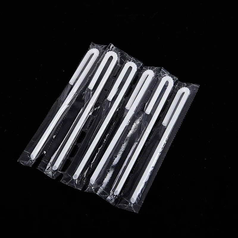 500 vnt. vienkartiniai plastikiniai lenkti šiaudeliai, atskirai supakuoti vandens puodelio šiaudeliai virtuvės reikmenims Baro reikmenys, pieno sultys šiaudeliai