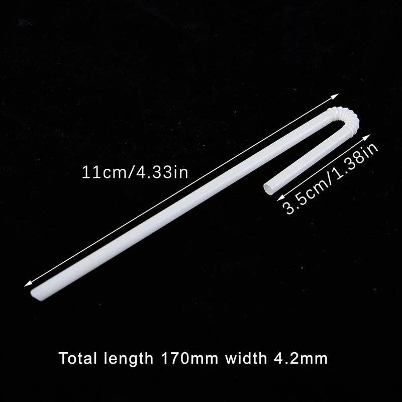 500 vnt. vienkartiniai plastikiniai lenkti šiaudeliai, atskirai supakuoti vandens puodelio šiaudeliai virtuvės reikmenims Baro reikmenys, pieno sultys šiaudeliai