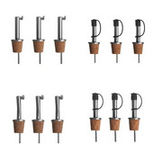 Nerūdijančio plieno butelio kamštis Vyno piltuvo dangtelis Alyvuogių aliejaus piltuvo dozatoriaus snapelis kamštienos vakuuminis sandariklis Nesandarus kamštis virtuvės įrankiai