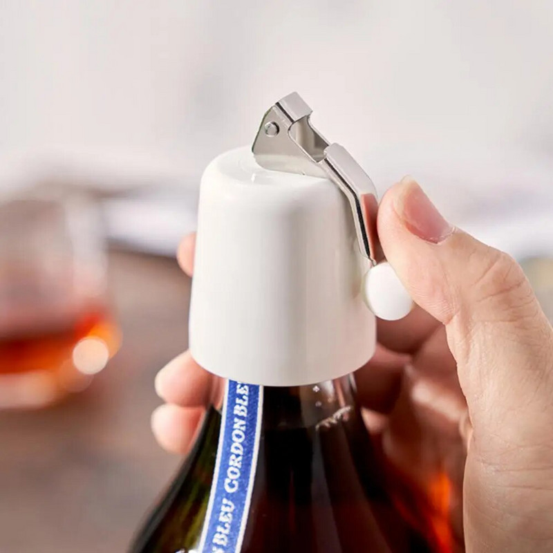 ABS Κενό πώμα καπακιού φιάλης κόκκινου κρασιού τύπου πρέσσας Σφραγιστικό κενού αδιάβροχο Retain Freshness Champagne Cork Plug Εργαλείο μπαρ κουζίνας