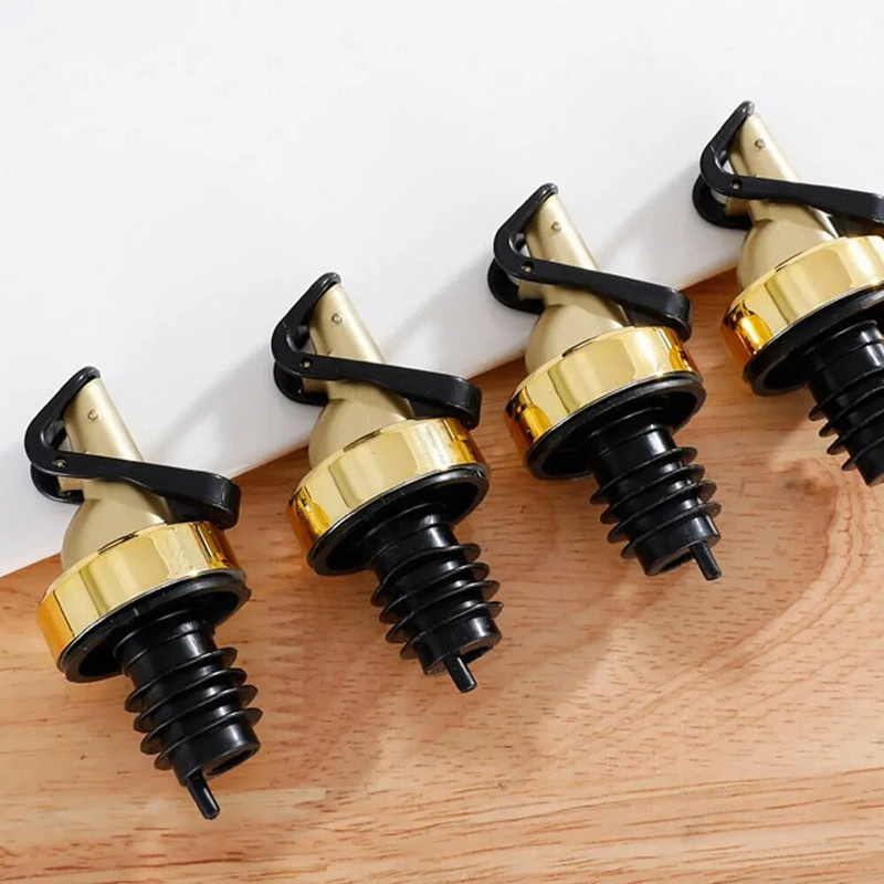 1 vnt automatinis apverčiamas aliejaus butelio kamštis alyvuogių aliejaus purkštuvas Nelaidus maisto kokybės guminis purkštukas skysčio dozatorius vyno piltuvo virtuvė