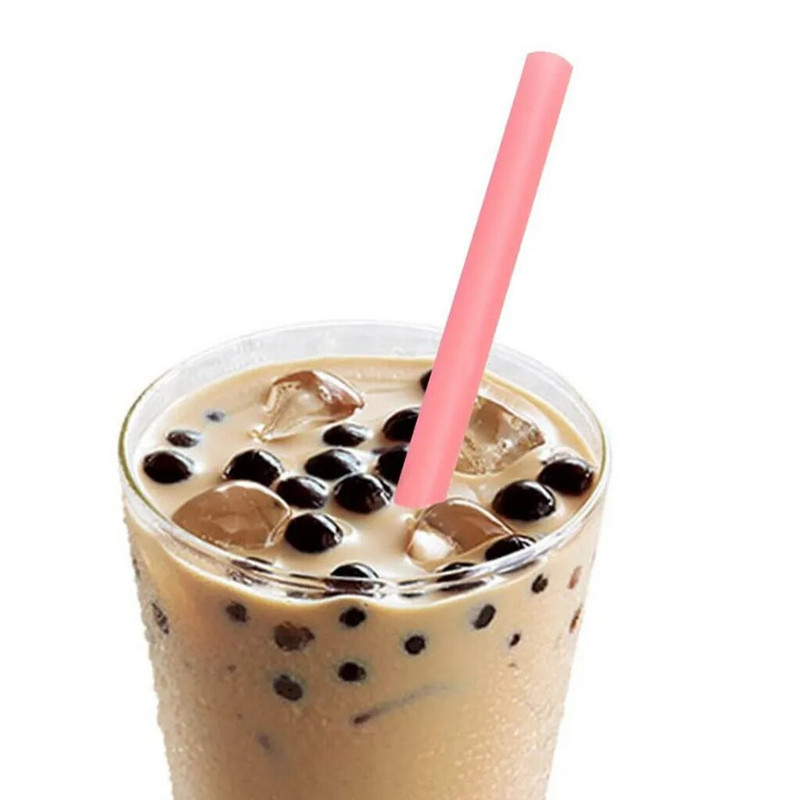 100 tk värvilised ühekordselt kasutatavad lamedasuulised paksud kõrred 10 x 210 MM sirge toruga joogikõrred Pulmakaunistuse joogikõrred 2022