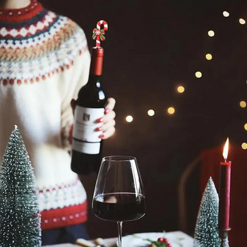 Χριστουγεννιάτικο πώμα κρασιού Πώμα φρέσκου κρασιού Αξεσουάρ Μπαρ Πώμα για μπουκάλι μπύρας ουίσκι κρασί Wine Corker Sealer